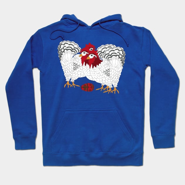 12 Days of Christmas Two Turtle Doves Hoodie by podartist